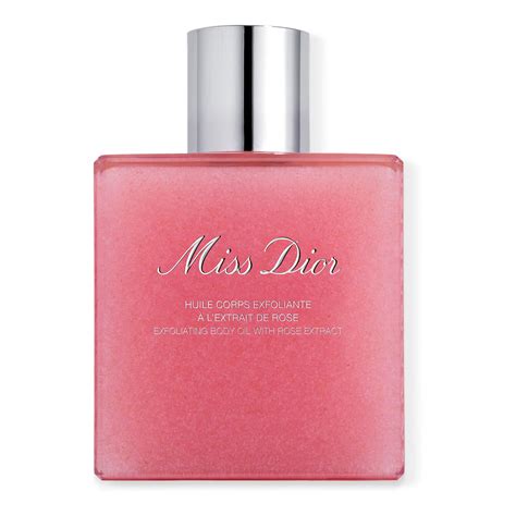 miss dior creme|miss dior exfoliating body oil.